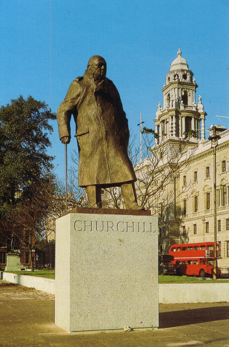 The Churchill Statue, Parliament Square, London