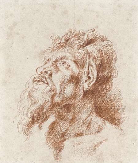 Head of a Satyr after Rubens, c. 1714