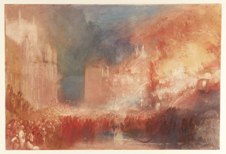 The Burning of the Houses of Lords and Commons, 1834 (Tate)