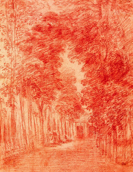 Une allée d'arbres, c. 1715, Hermitage