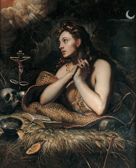 Magdalena penitente, 1598-1602, Capitoline Museum